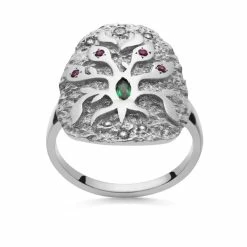 Maanesten Roots Ring, Sølv, 51