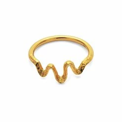Maanesten Sonar Ring, Guld, 55