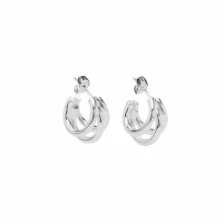 Pico Mai Micro Øreringe, Sølv