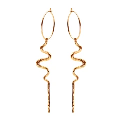 Maanesten Mia Creol Øreringe, Guld