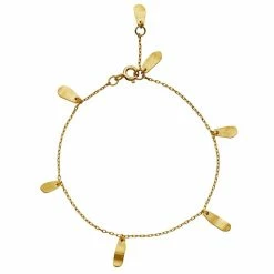 Maanesten Micella Armbånd, Guld, 18 Cm