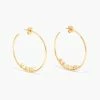 Marc Jacobs The Monogram Hoops, Guld