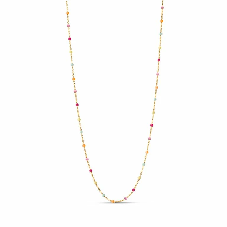ENAMEL Copenhagen Lola Halskæde, Rainbow, 38+2+2 Cm