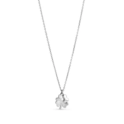 ENAMEL Copenhagen Clover Halskæde, Sølv, 45+3 Cm