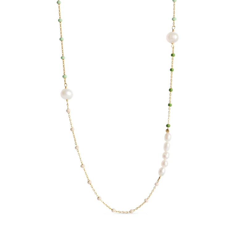 ENAMEL Copenhagen Lola Glory Halskæde, Guld, 38+2+2 Cm