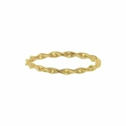 Nordahl Nice Twisted Ring, Guld 58