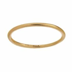 Nordahl Smooth Ring, Guld, 58