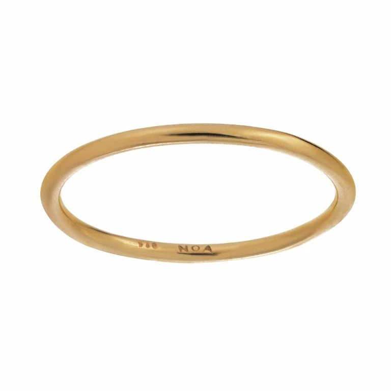 Nordahl Smooth Ring, Guld, 58