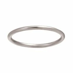 Nordahl Smooth Ring, Sølv, 52