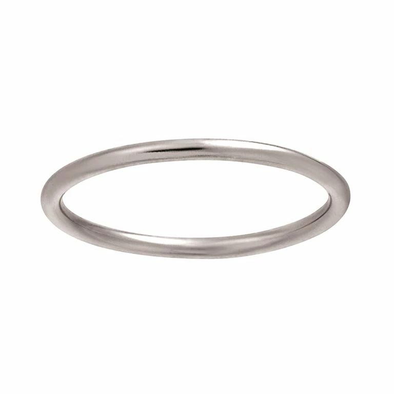 Nordahl Smooth Ring, Sølv, 52