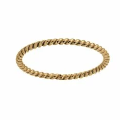 Nordahl Twisted Ring, Guld, 54