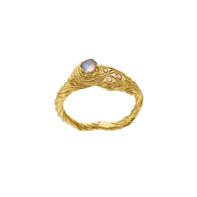 Maanesten Oceana Ring, Guld, Str. 49 - Billede 2