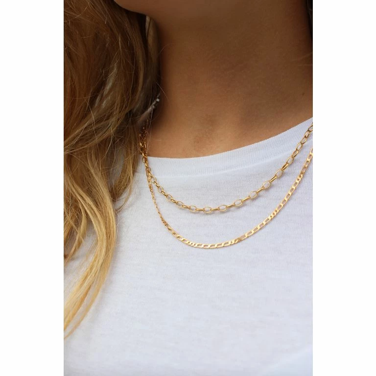 Pico Copenhagen Figaro Halskæde, Guld - Billede 2