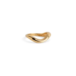 ENAMEL Copenhagen Agnete Small Ring, Guld, 57