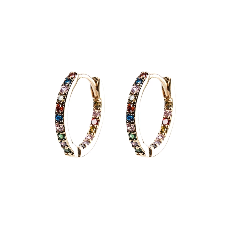 Friihof+Siig Rainbow Ørering, Guld