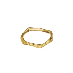 Maanesten Rita Ring, Guld, Str. 49
