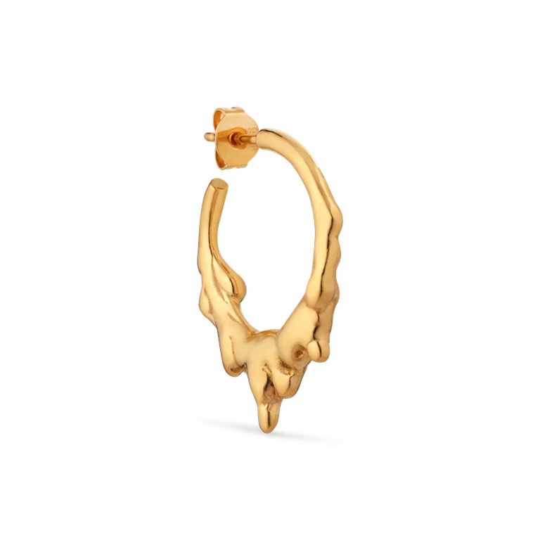 Jane Kønig Drippy Hoops, Guld