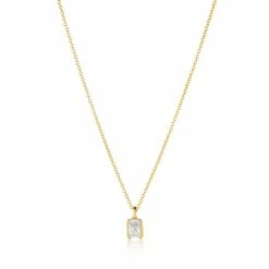 Sif Jakobs Jewellery Roccanova Piccolo Halskæde, Guld, 45 Cm