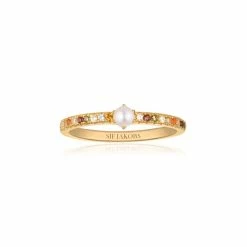 Sif Jakobs Jewellery Ellera Perla Uno Ring, Guld, Str. 54