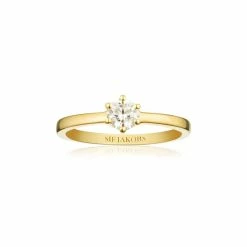 Sif Jakobs Jewellery Ellera Uno Grande Ring, Guld, 52
