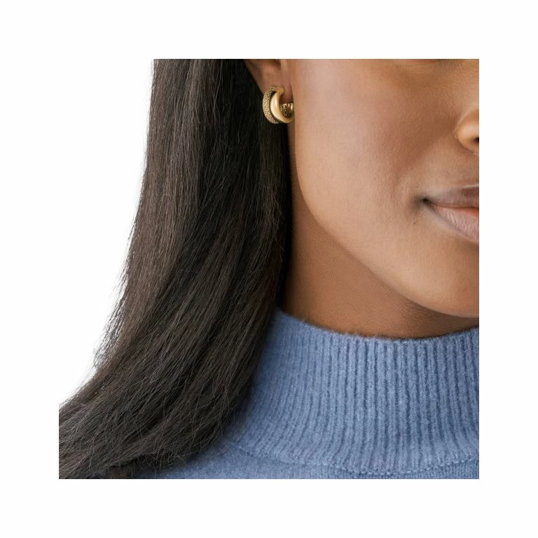 Skagen Merete Øreringe, Guld - Billede 3