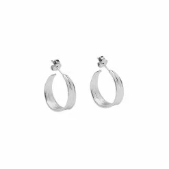 Pico Olive Petit Øreringe, Sølv