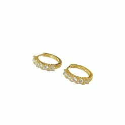 Pico Huggies Hoops Øreringe, Clear