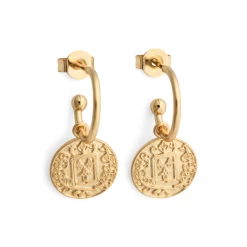 Friihof+Siig Tigne Øreringe, Guld