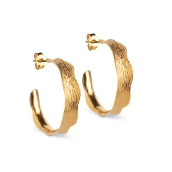 ENAMEL Copenhagen Ane Large Hoops, Guld