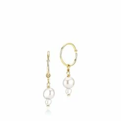 Sistie Ella Creoler, Guld/Hvid