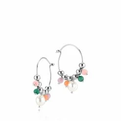 Anne Sofie Krab X Sistie Perleøreringe, Sølv