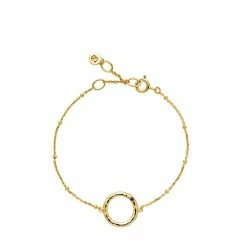 Anabel X Sistie Armbånd, Guld, 15-19 Cm