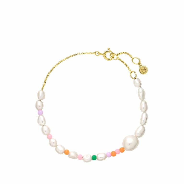 Anne Sofie Krab X Sistie Armbånd, Guld, 16-19 Cm